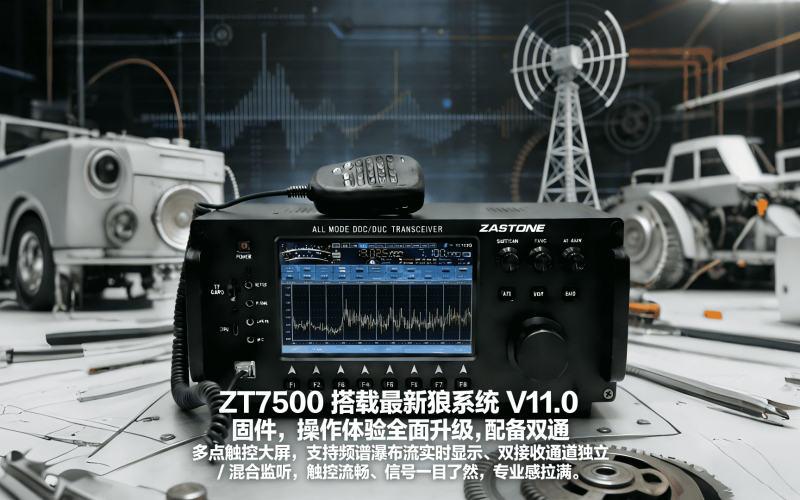 俄罗斯狼系统电台 ZT7500｜全新面市