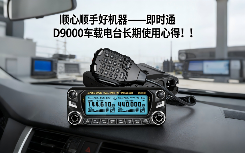 顺心顺手好机器&mdash;&mdash;即时通D9000车载电台长期使用心得！！！