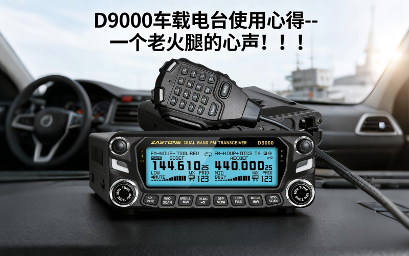 D9000车载电台使用心得--一个老火腿的心声!!!